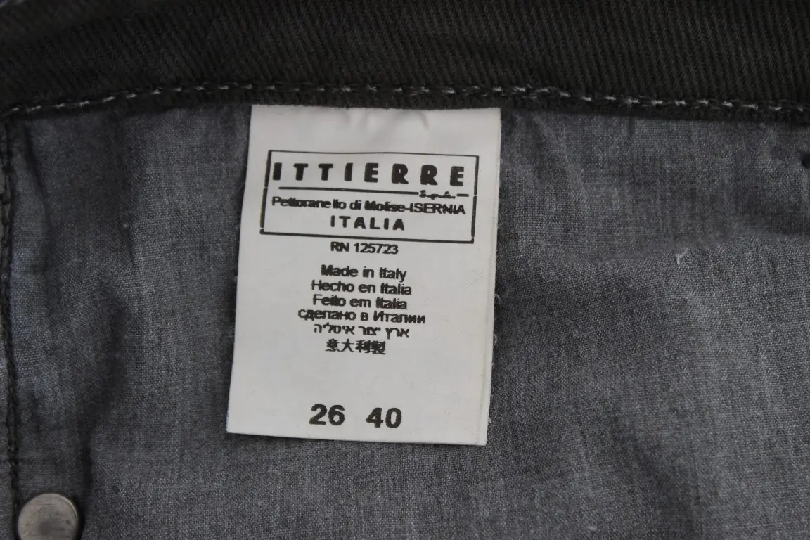 Jeans Costume National Green Cotton Blend Slim Fit
