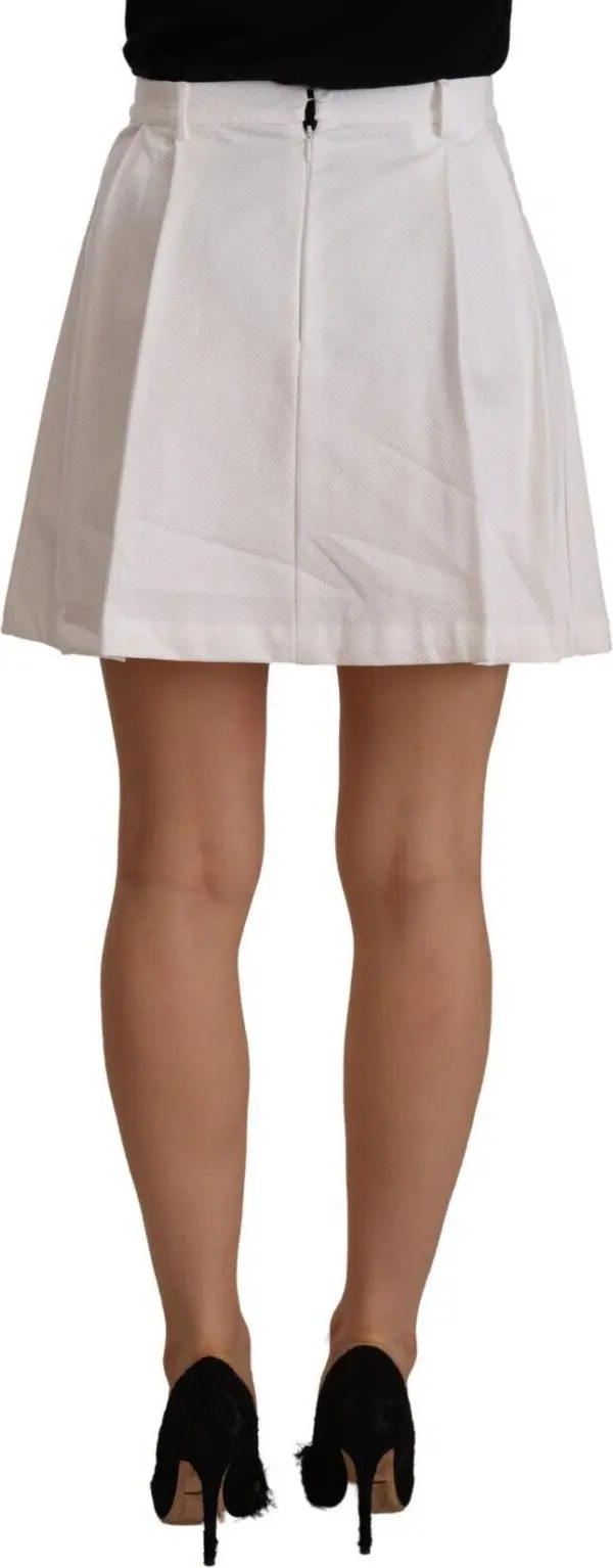 Skirt Ermanno Scervino High Waist A-line Mini Cotton