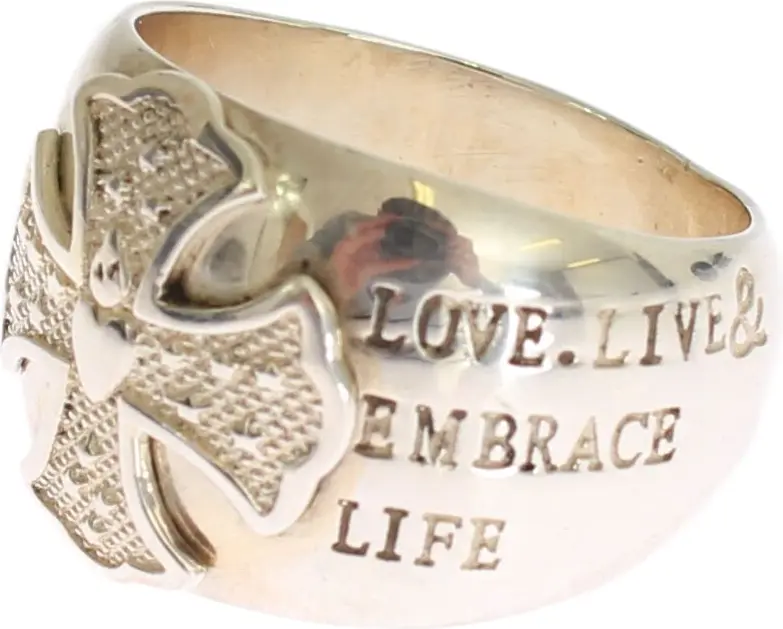 Ring Nialaya Jewelry Silver Cross Womens