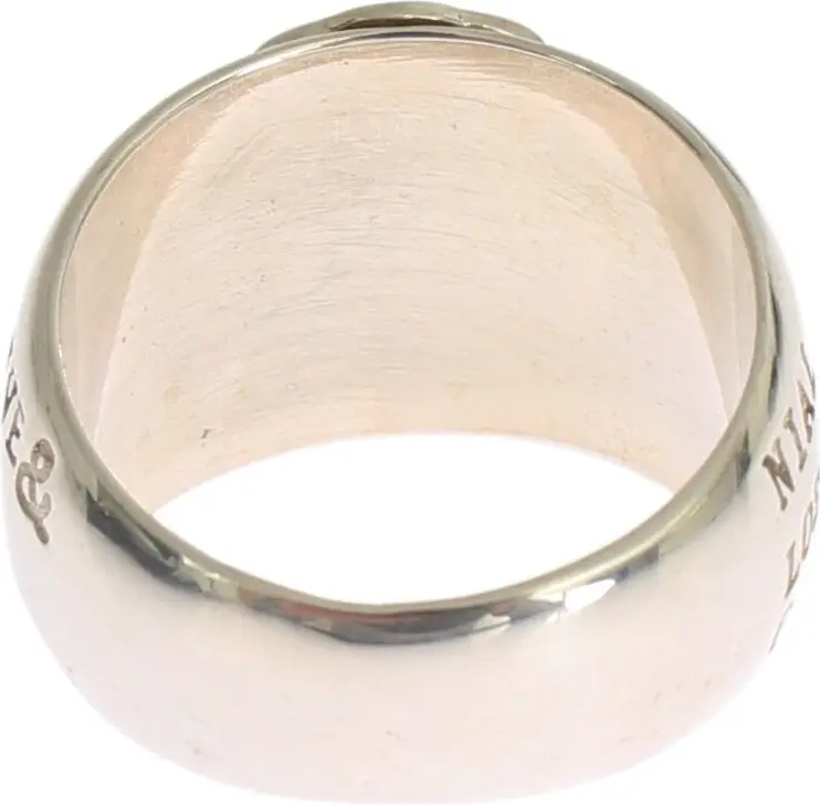 Ring Nialaya Jewelry Silver Cross Womens