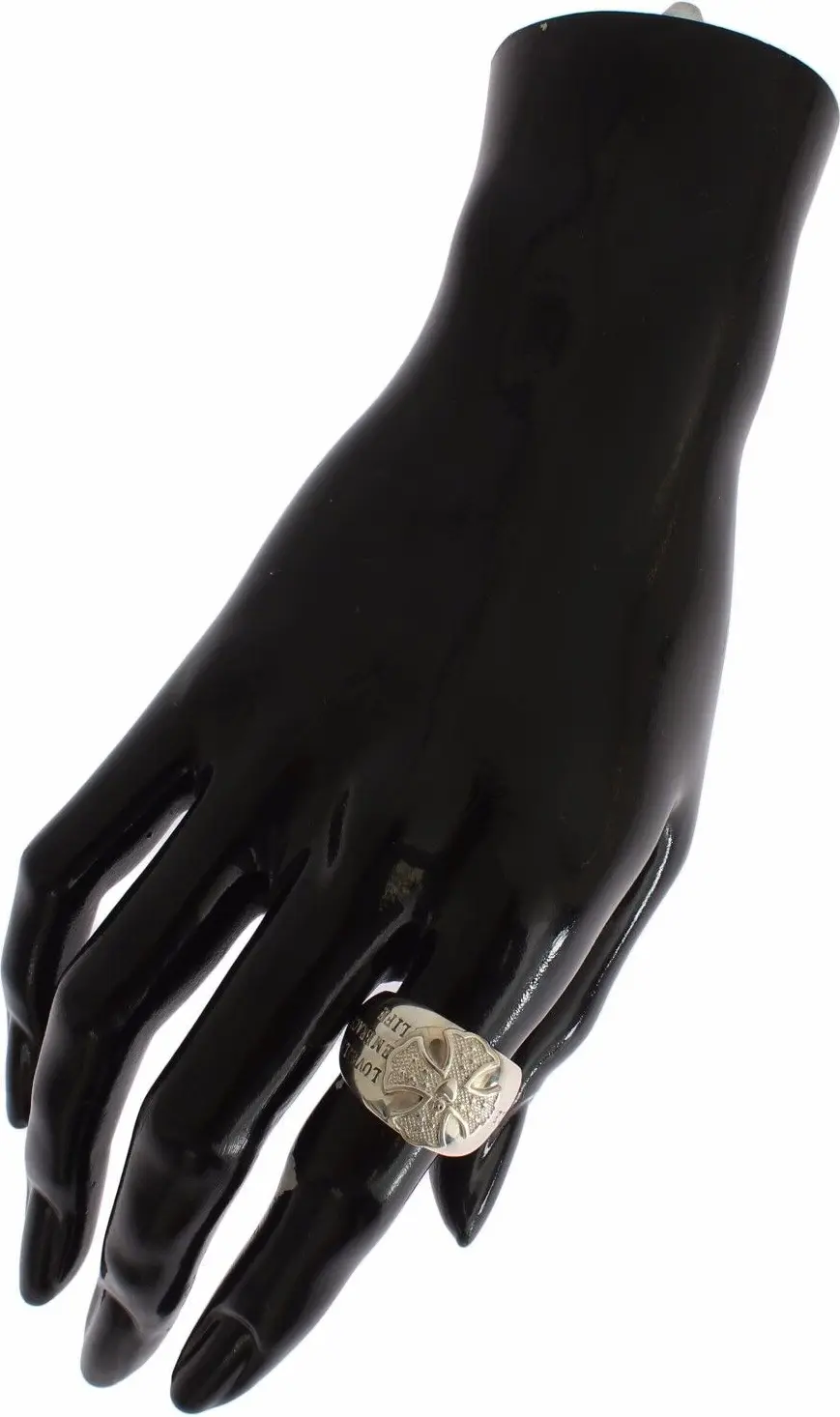 Ring Nialaya Jewelry Silver Cross Womens