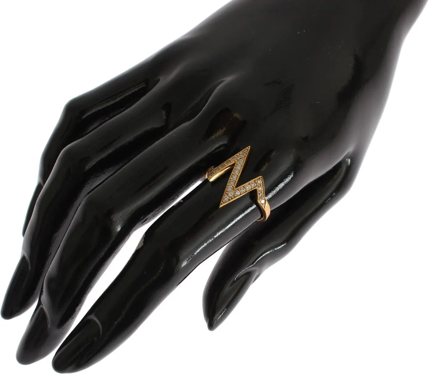Nialaya Jewelry 925 Kumush Uzuk, Ayollar uchun, Toza CZ, 18Q Oltin bilan qoplangan