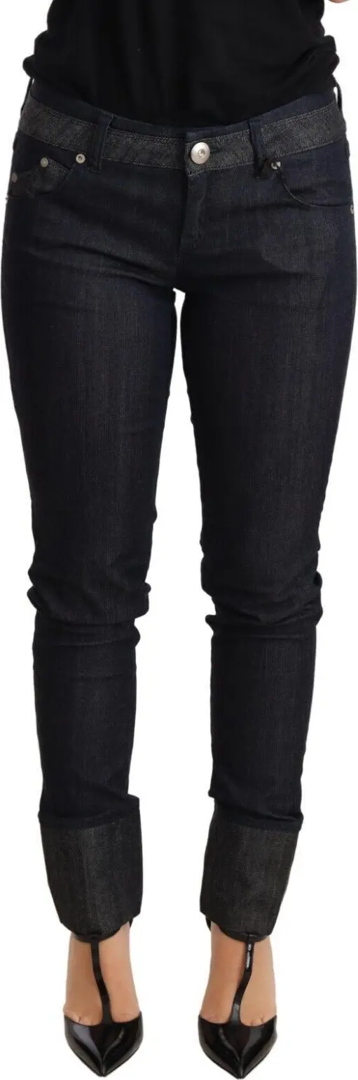 Jeans Ermanno Scervino Skinny Kiyiklangan Yengli Kiyim Shim Paxtali Kiyim Shim