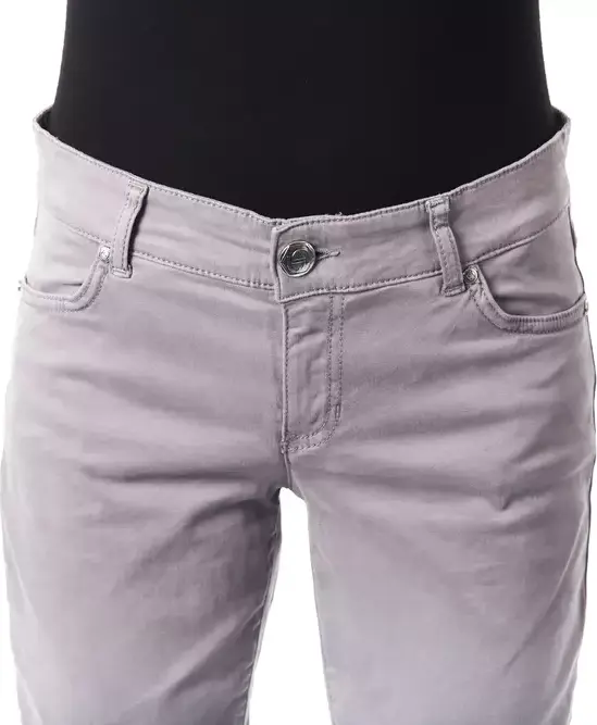 Pants BLU BYBLOS Gray Cotton Women's Pant