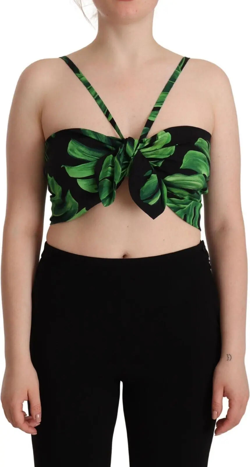 Укороченный топ на завязках Dolce & Gabbana