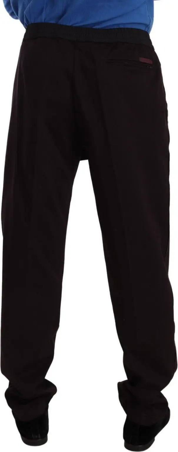 Dolce & Gabbana Bordeaux paxta shimlar erkaklar uchun Skinny
