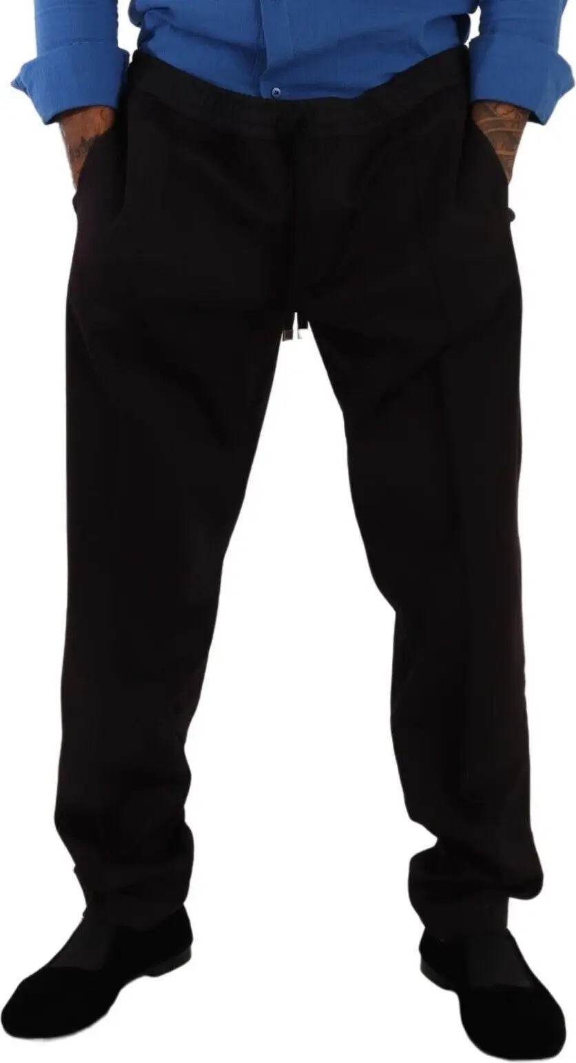 Dolce & Gabbana Bordeaux paxta shimlar erkaklar uchun Skinny