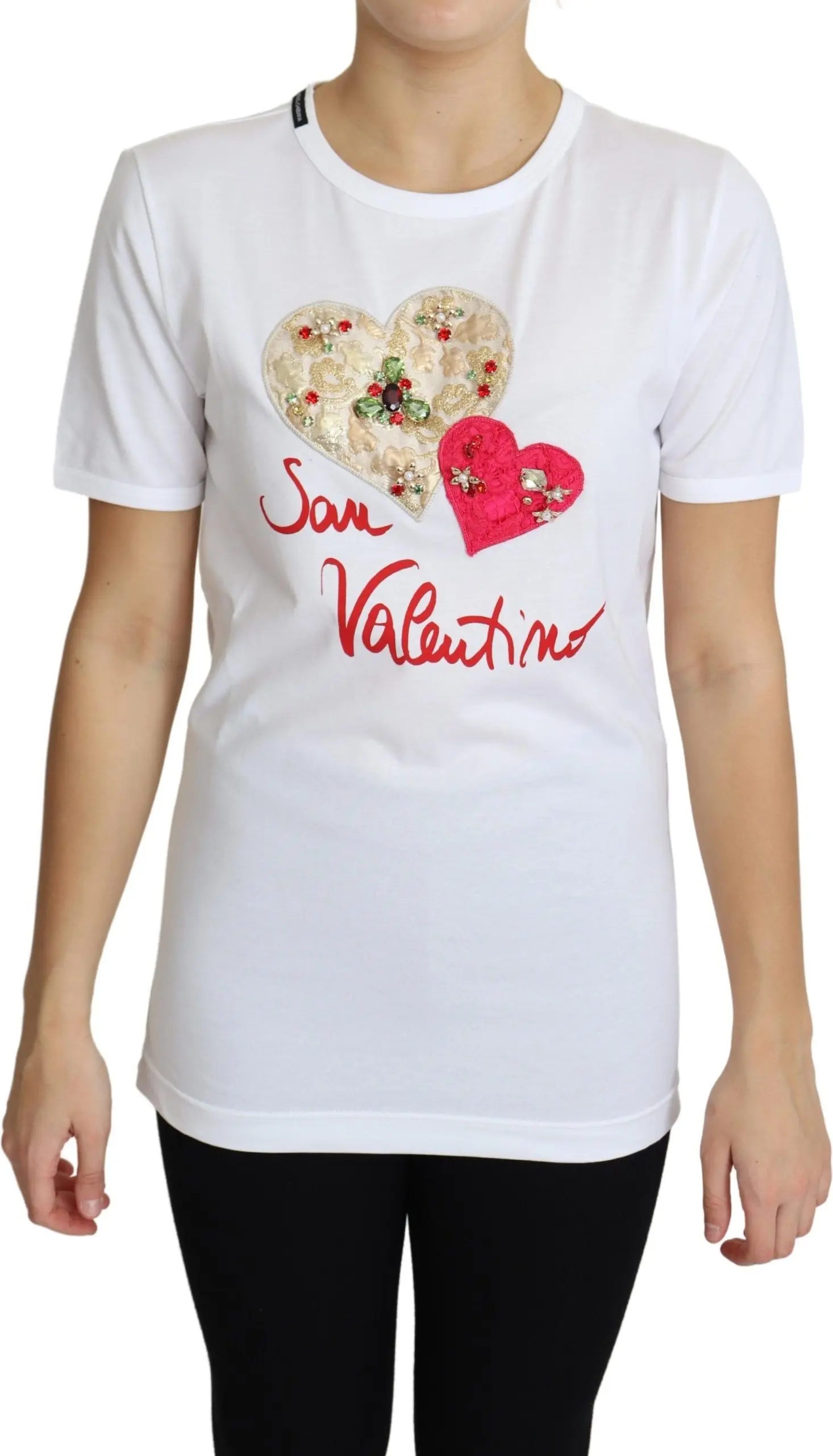 Футболка Dolce & Gabbana Белая San Valentino