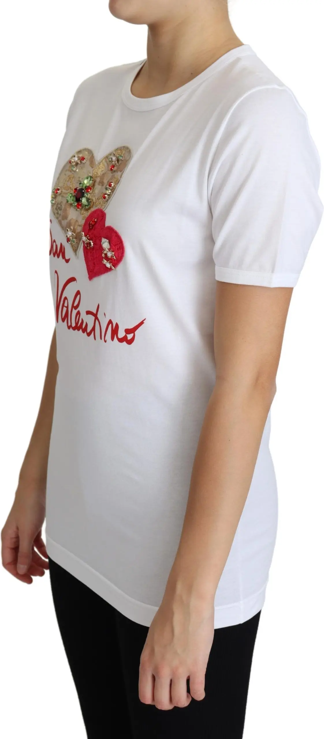 Футболка Dolce & Gabbana Белая San Valentino