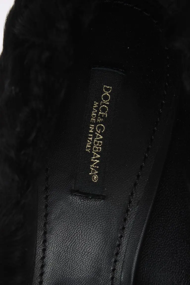 Туфли-лодочки Dolce & Gabbana "Сяньгао" из лакированной овчины