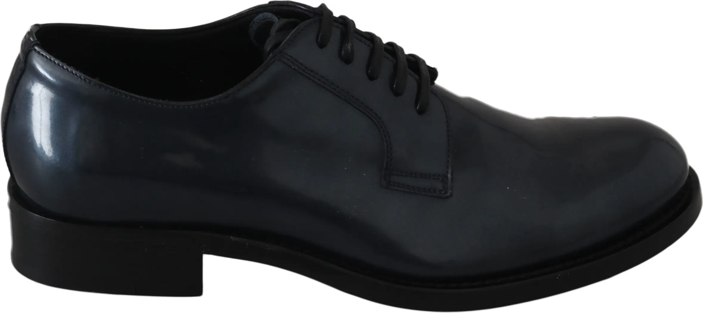 Dress Formal Shoes Dolce & Gabbana Blue Leather Derby