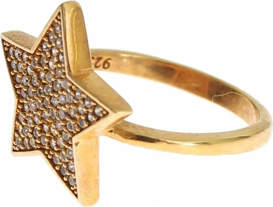 Nialaya Jewelry Star Oltin Uzuk