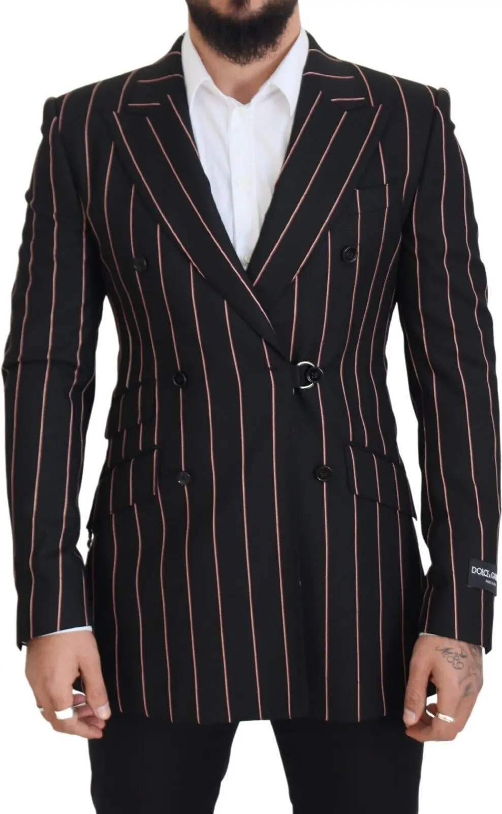 Jacket Dolce & Gabbana Black Stripes
