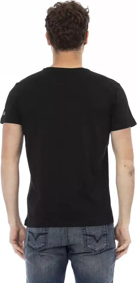 T-shirt Trussardi Black Cotton Men's