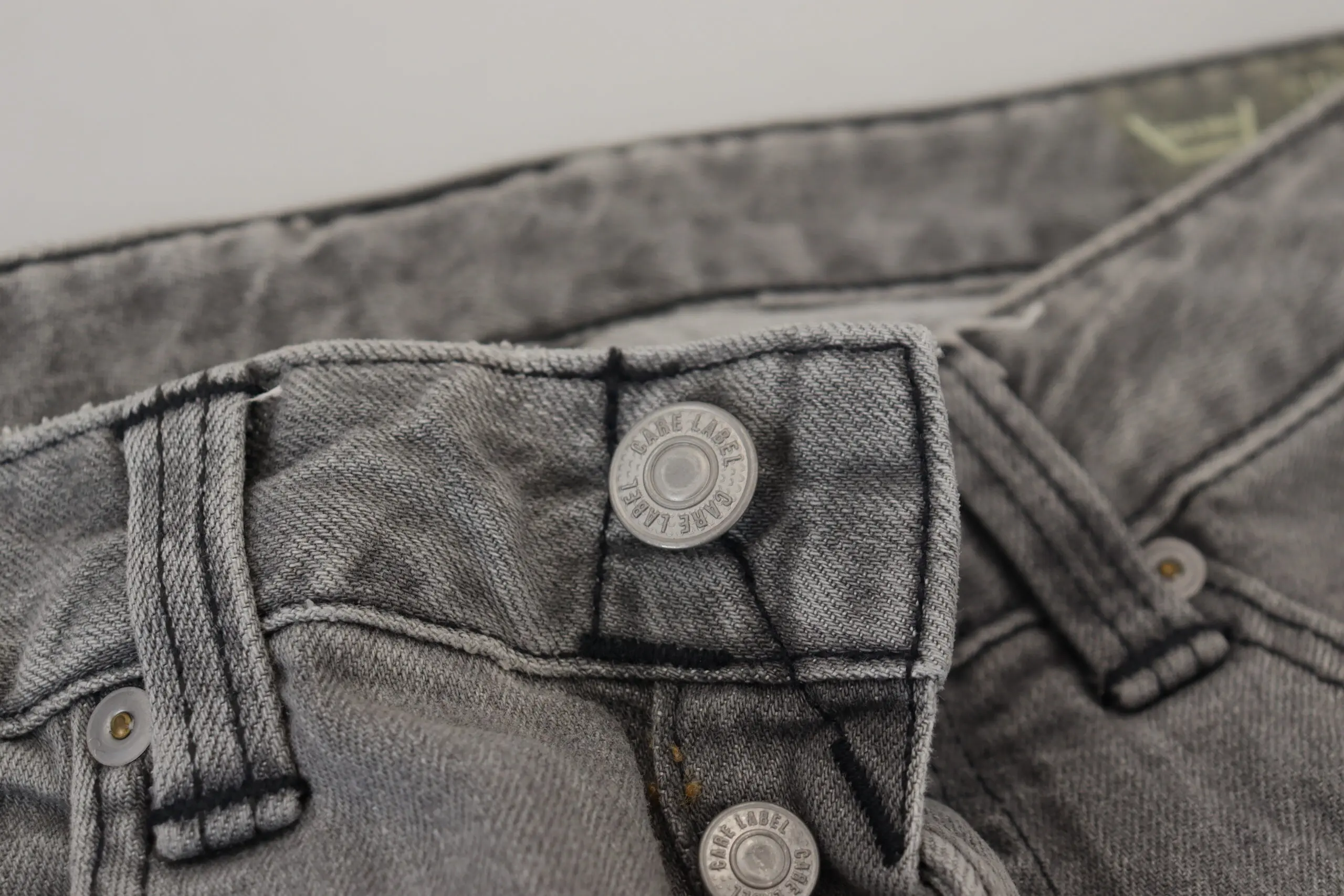Denim Pants Care Label
