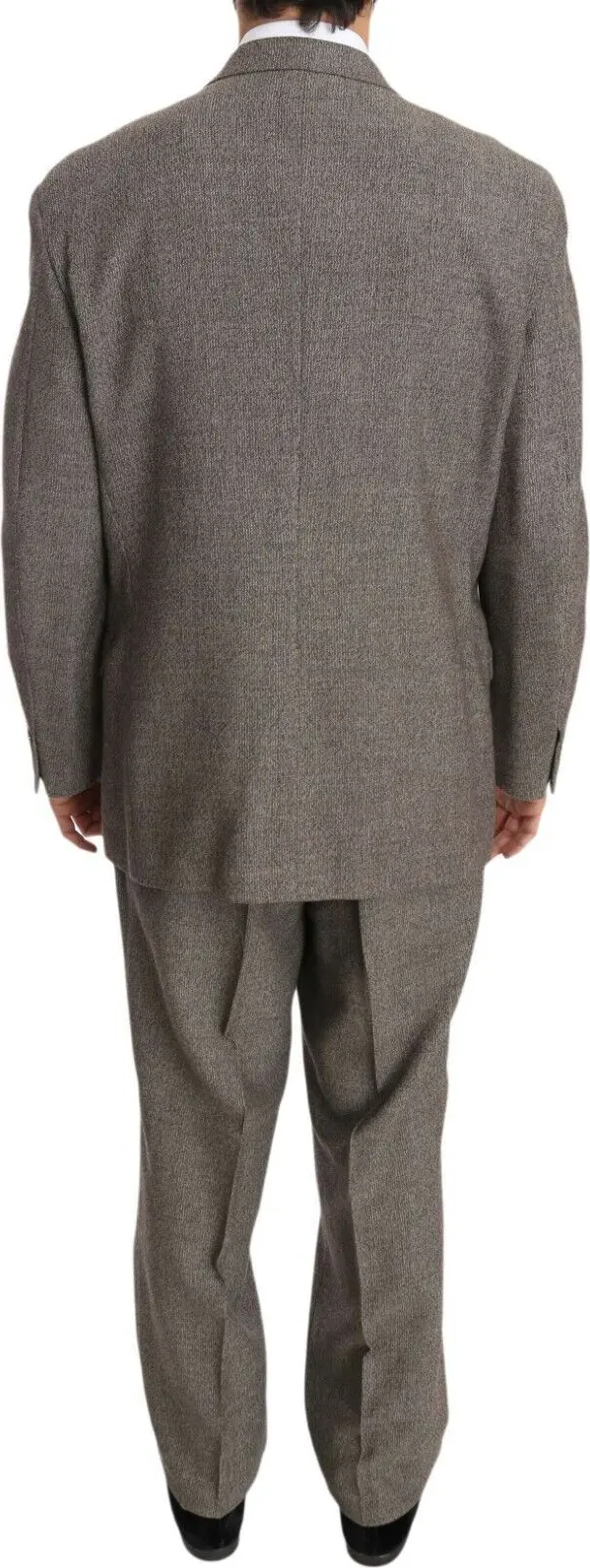 Suit Fendi Brown Wool Regular