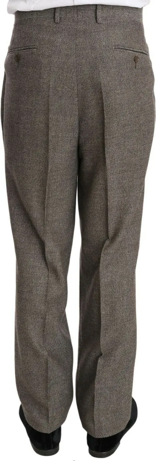 Suit Fendi Brown Wool Regular
