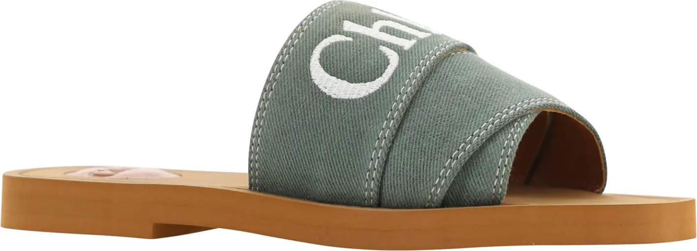 Chloe Elegant Forest Cotton Zamsh Slippers