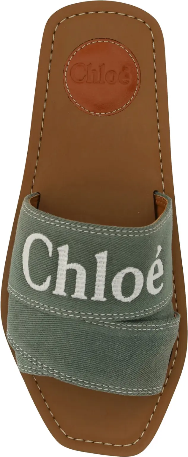 Chloe Elegant Forest Cotton Zamsh Slippers