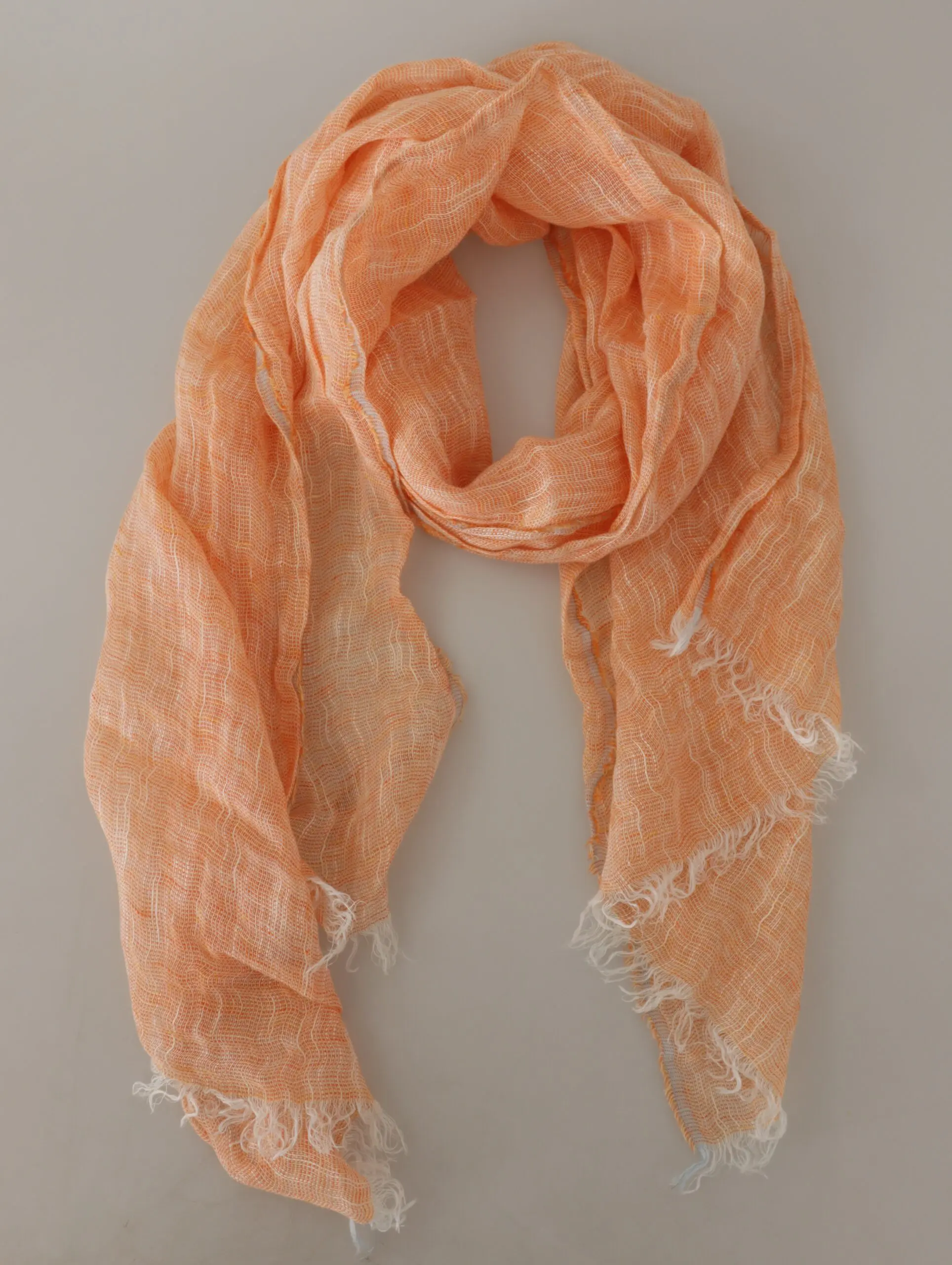 Scarf Malo Elegant Peach Linen