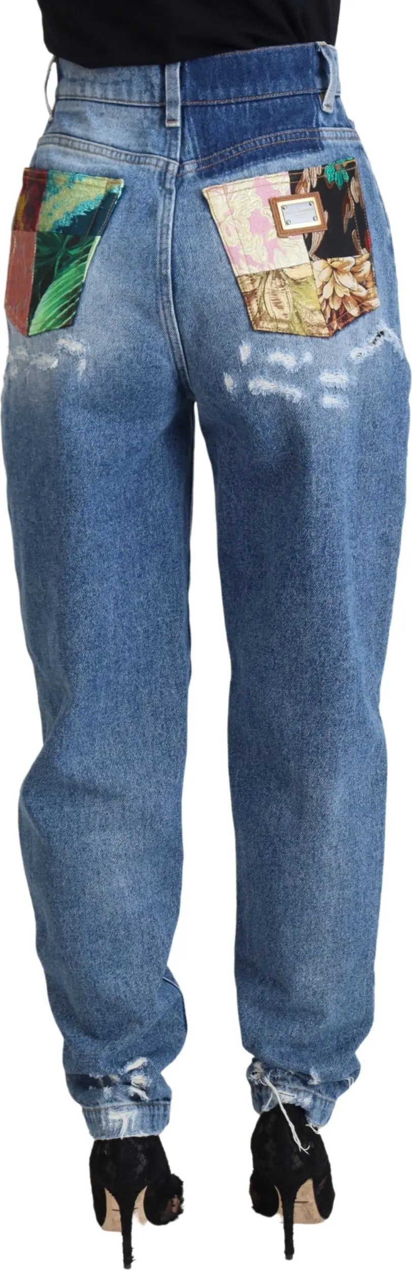Jeans Dolce & Gabbana Tattered Denim Pants