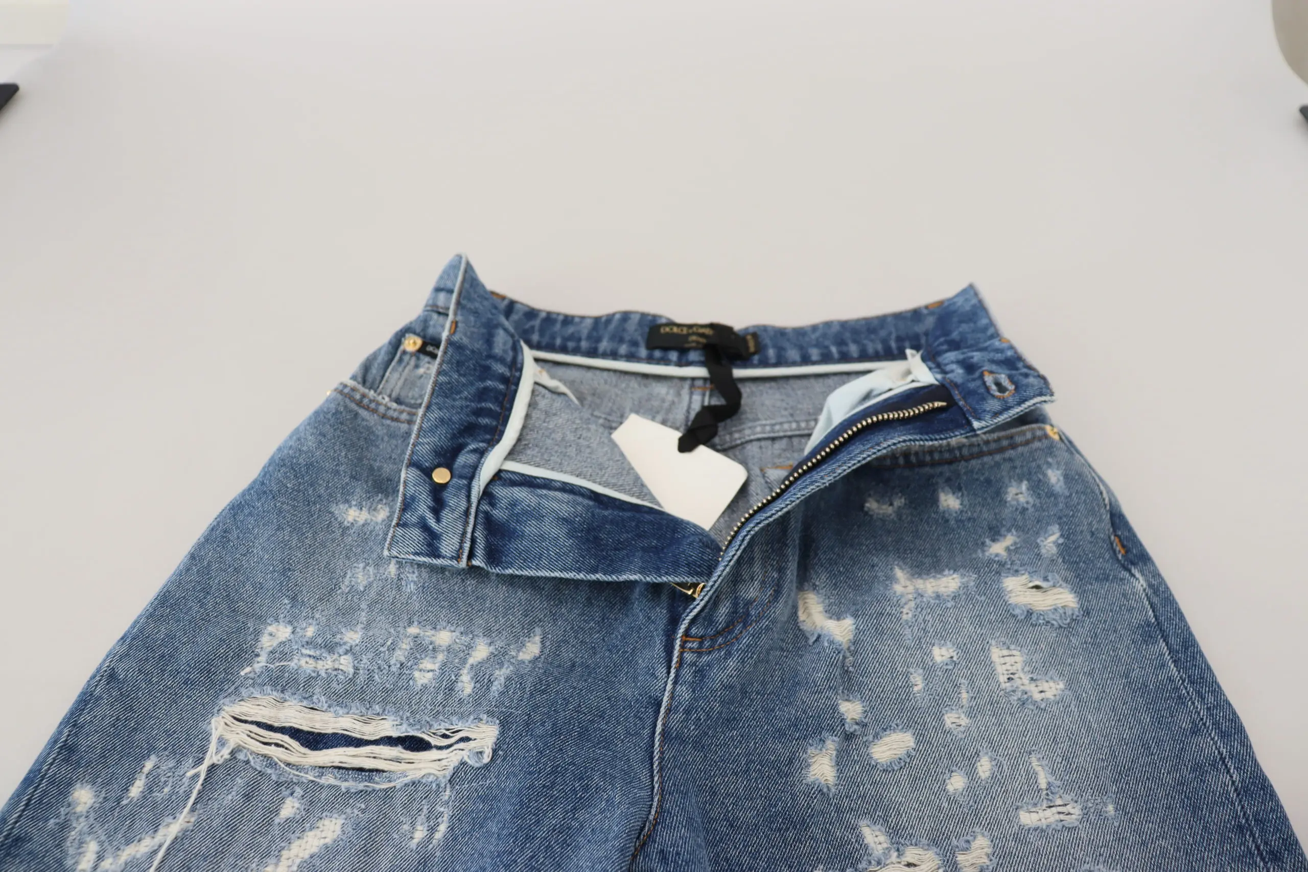 Jeans Dolce & Gabbana Tattered Denim Pants