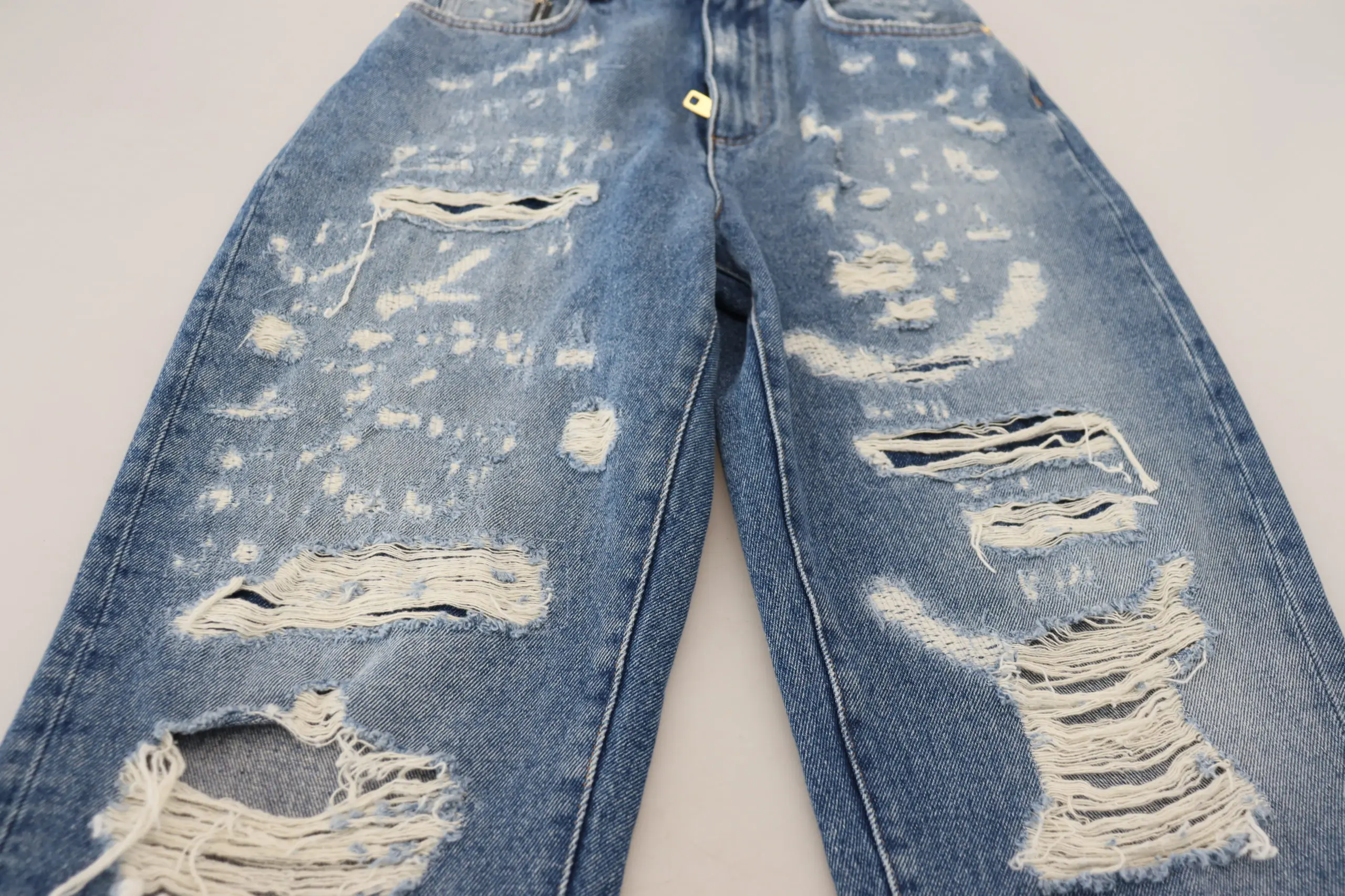 Jeans Dolce & Gabbana Tattered Denim Pants