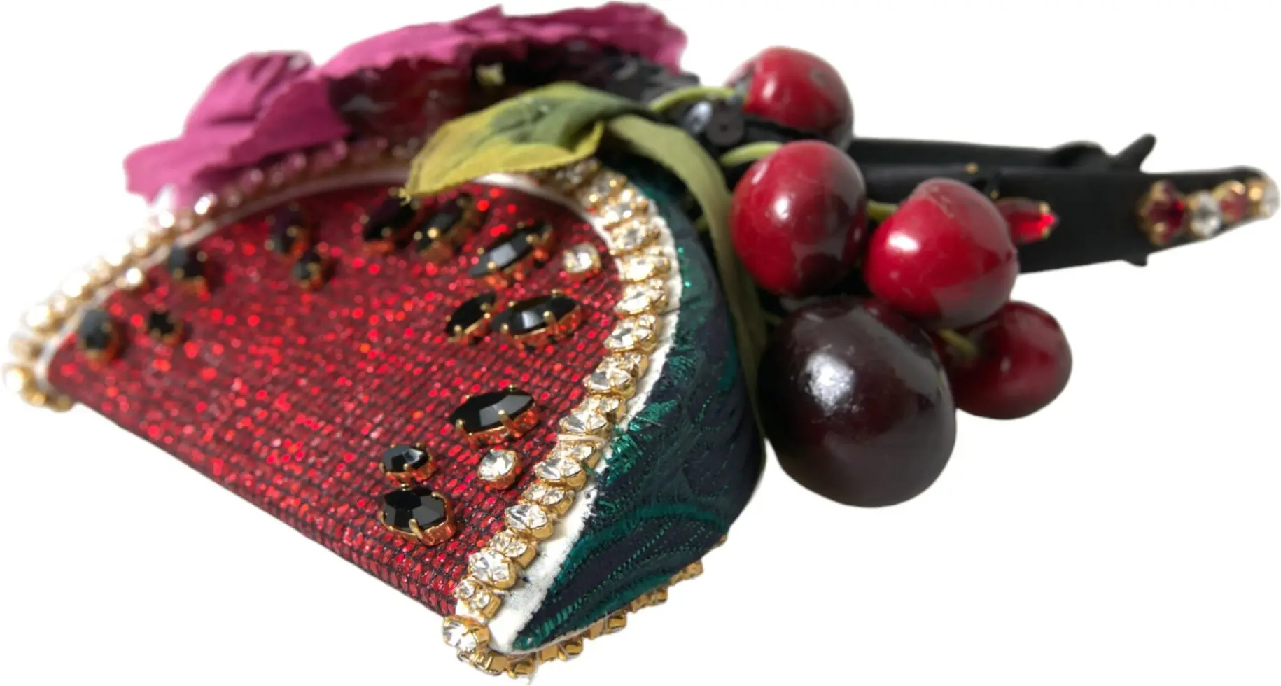 Диадема Dolce & Gabbana Красный Арбуз Вишня Кристаллическая Ободок Заявление