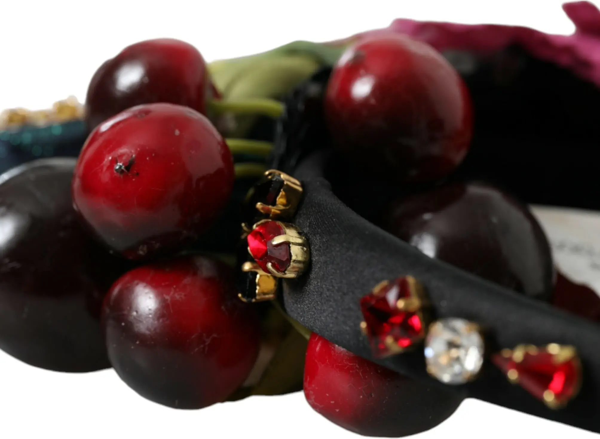Диадема Dolce & Gabbana Красный Арбуз Вишня Кристаллическая Ободок Заявление