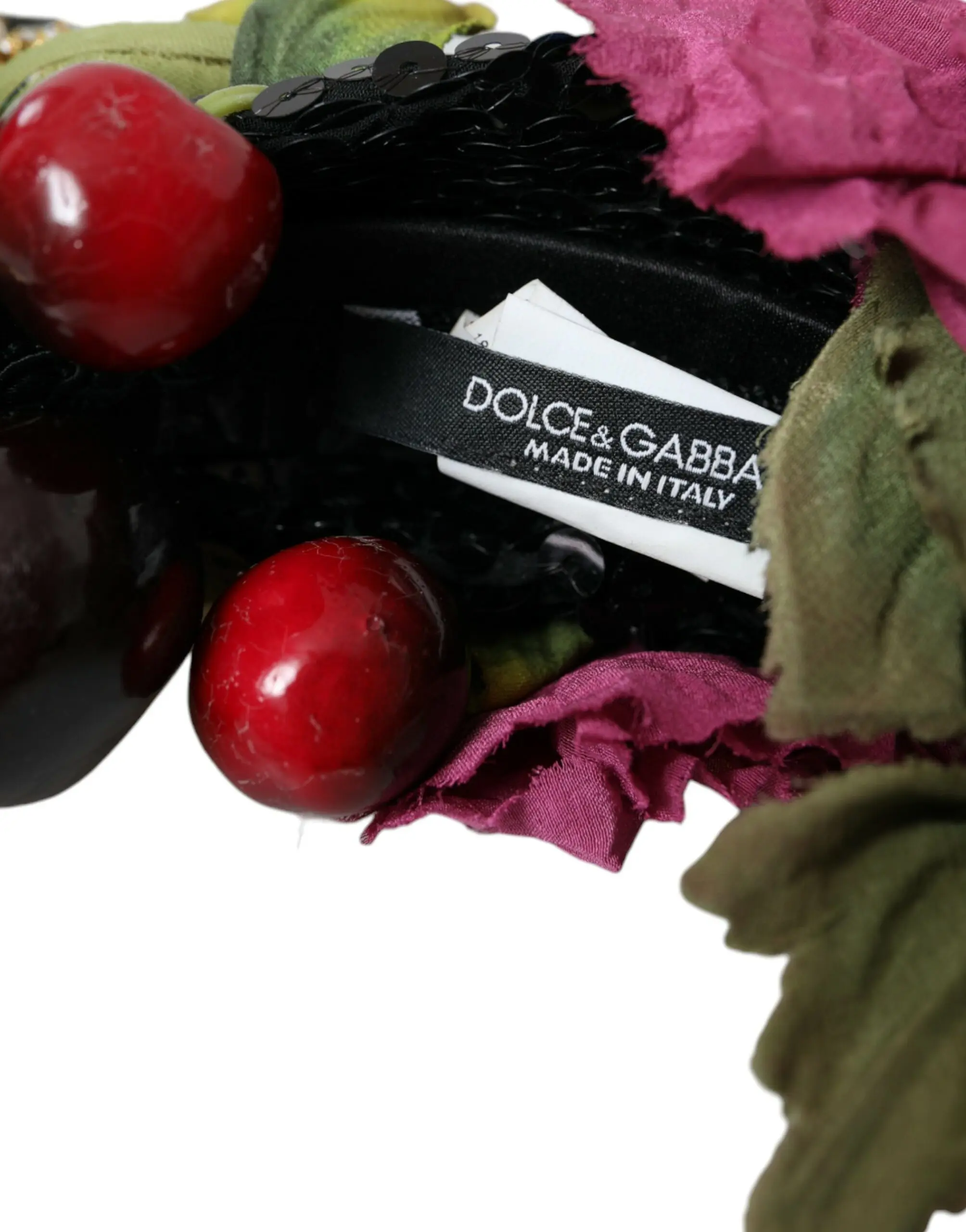 Диадема Dolce & Gabbana Красный Арбуз Вишня Кристаллическая Ободок Заявление