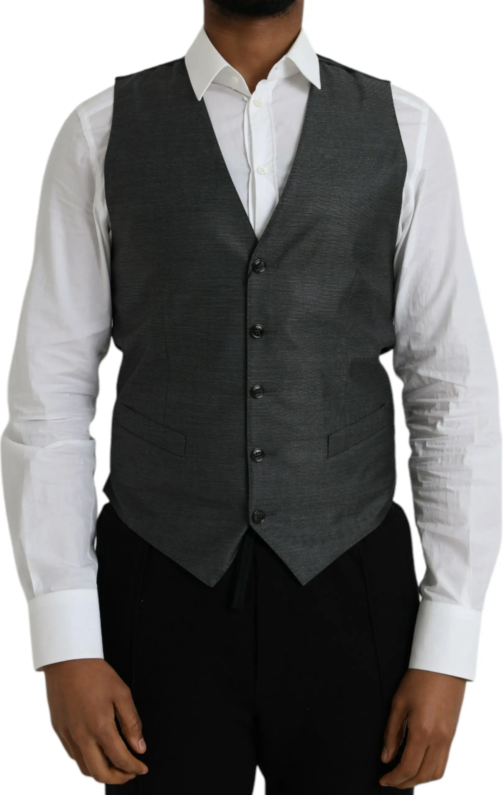 Dolce & Gabbana kulrang jun rasmiy shim kiyimi Uslubli Vest