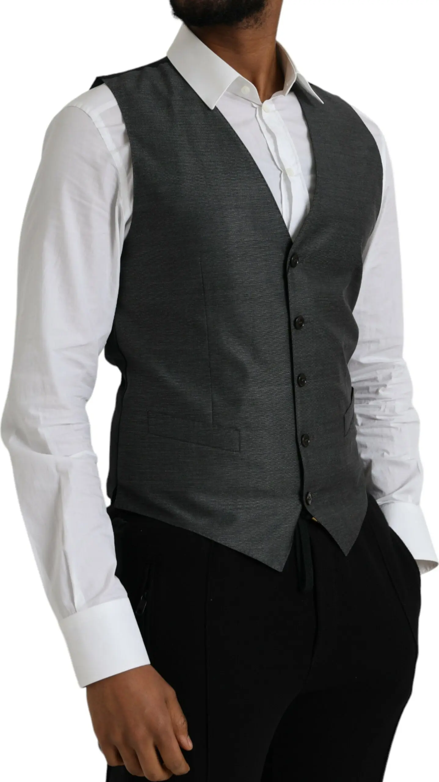 Dolce & Gabbana kulrang jun rasmiy shim kiyimi Uslubli Vest