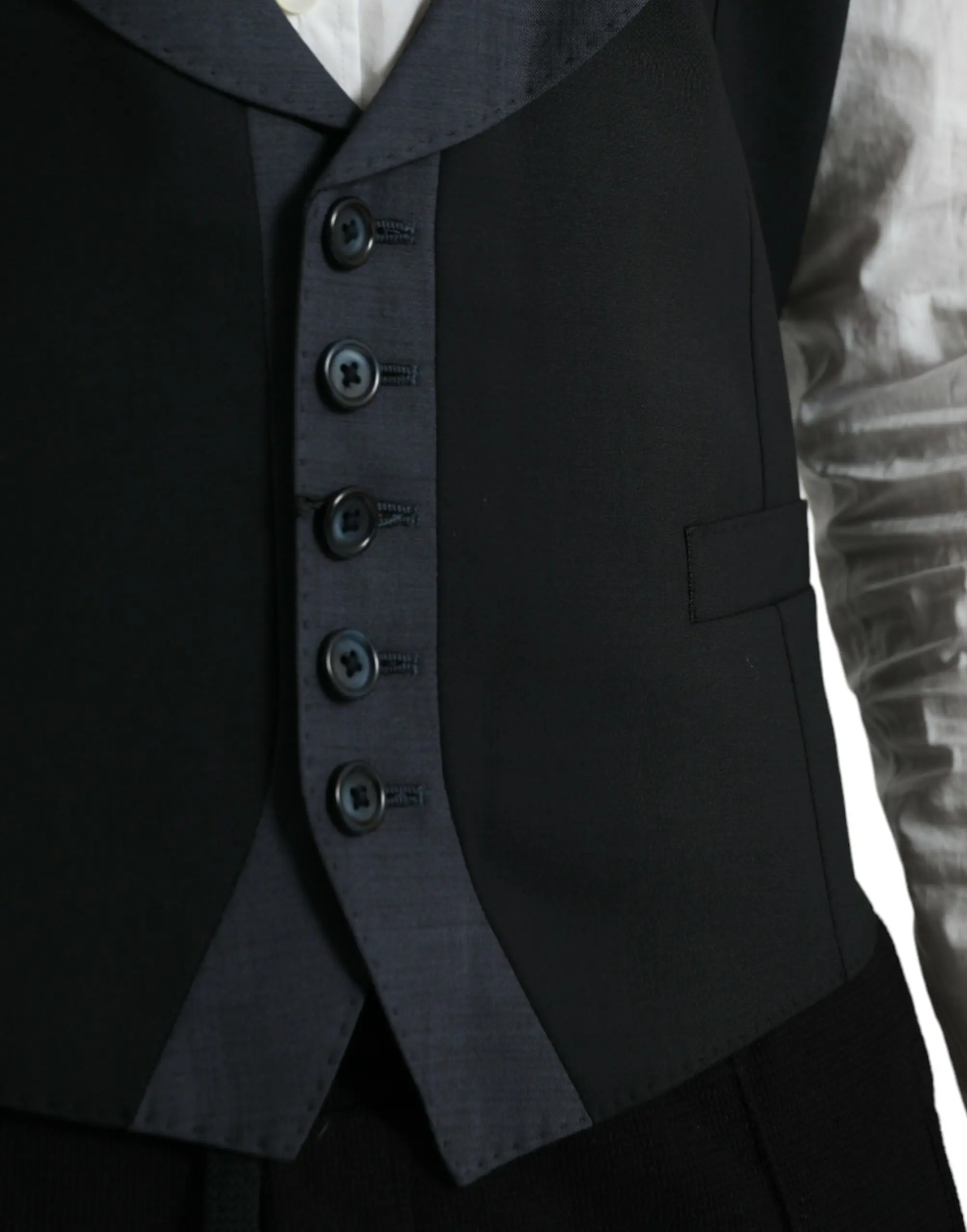 Dolce & Gabbana Qora jun klassik jilet-ko'ylak Zametli Vest