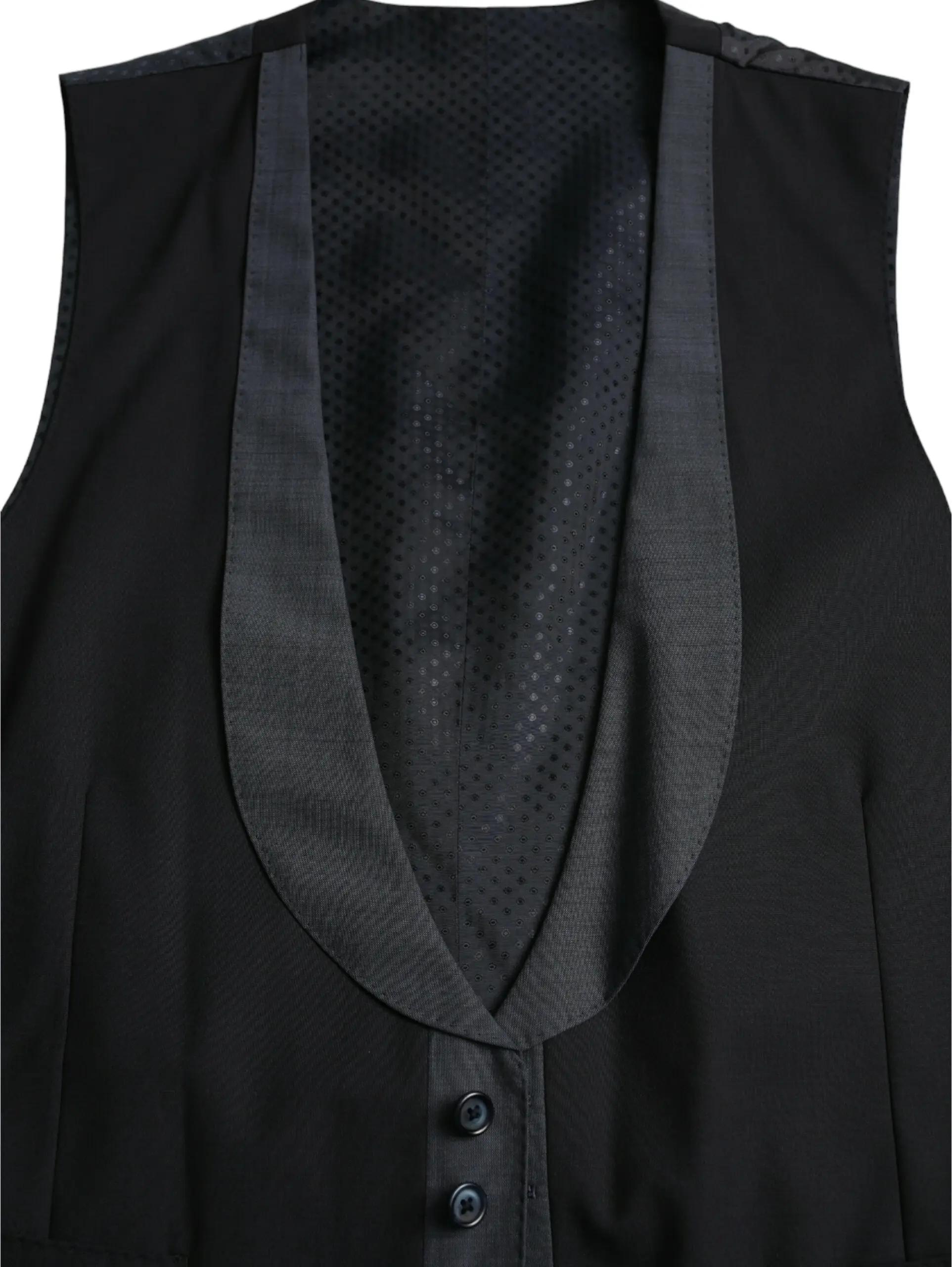 Dolce & Gabbana Qora jun klassik jilet-ko'ylak Zametli Vest