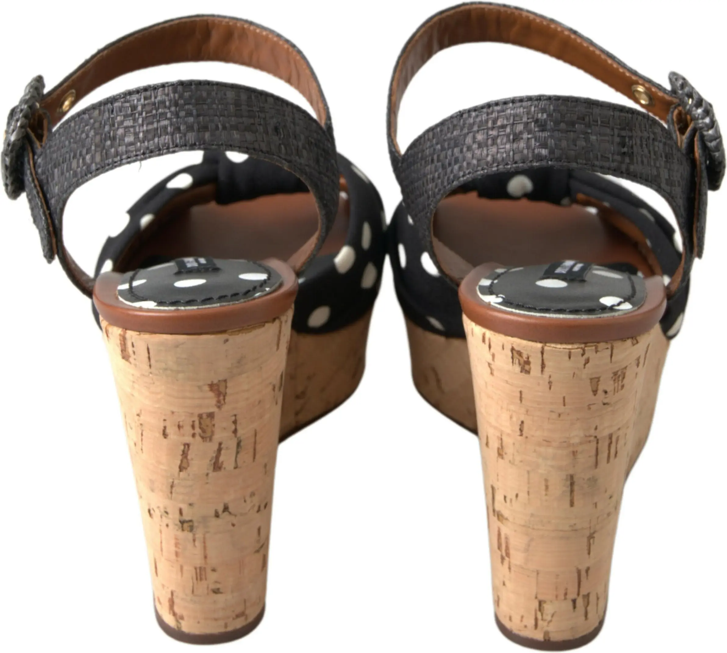 Туфли Dolce & Gabbana на танкетке с ремешком на щиколотке