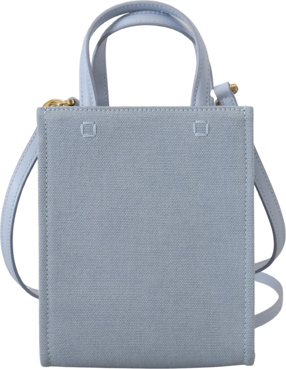 Сумка через плечо Givenchy Blue Coated Canvas Vertical Cloud Mini
