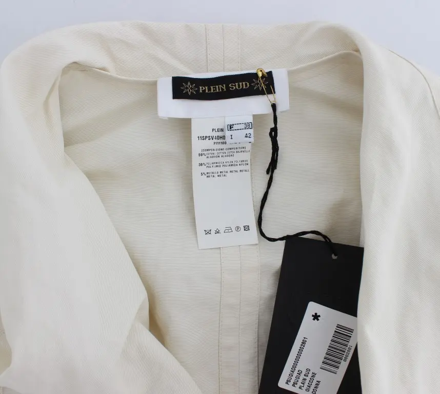 Jacket Plein Sud Oq Kiyimli Trench Paltosi