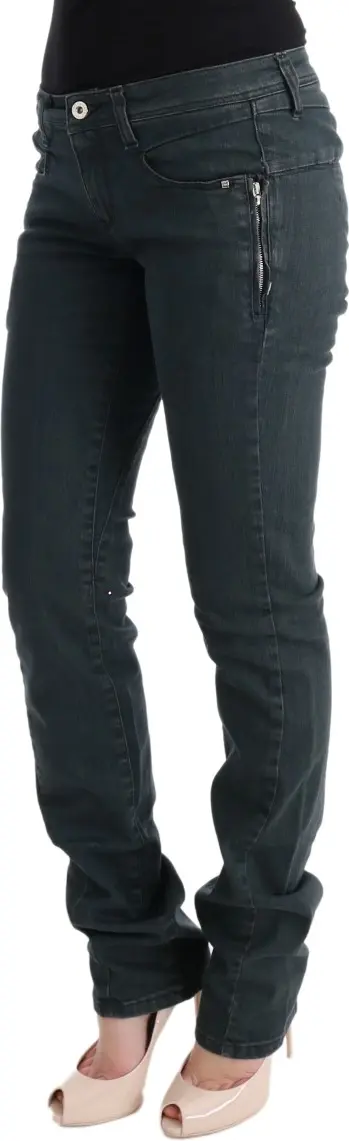 Jeans Costume National Gray Cotton Superslim Denim