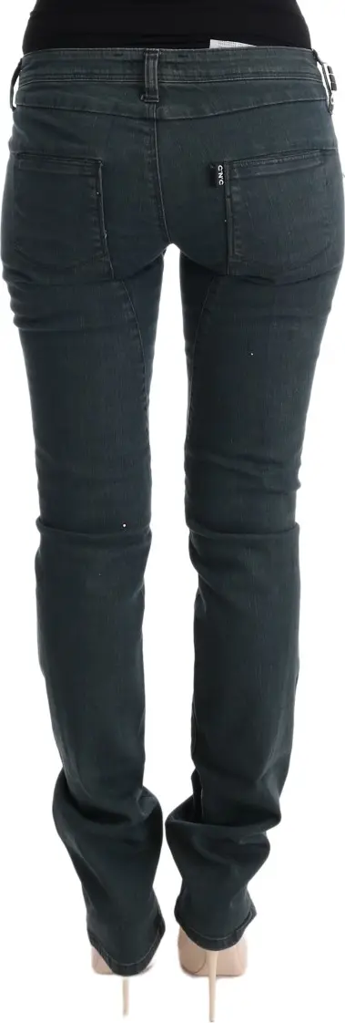 Jeans Costume National Gray Cotton Superslim Denim