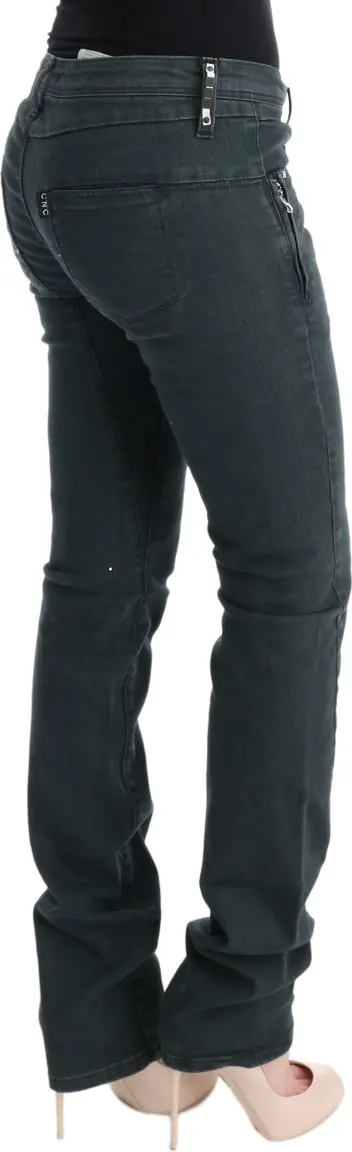 Jeans Costume National Gray Cotton Superslim Denim