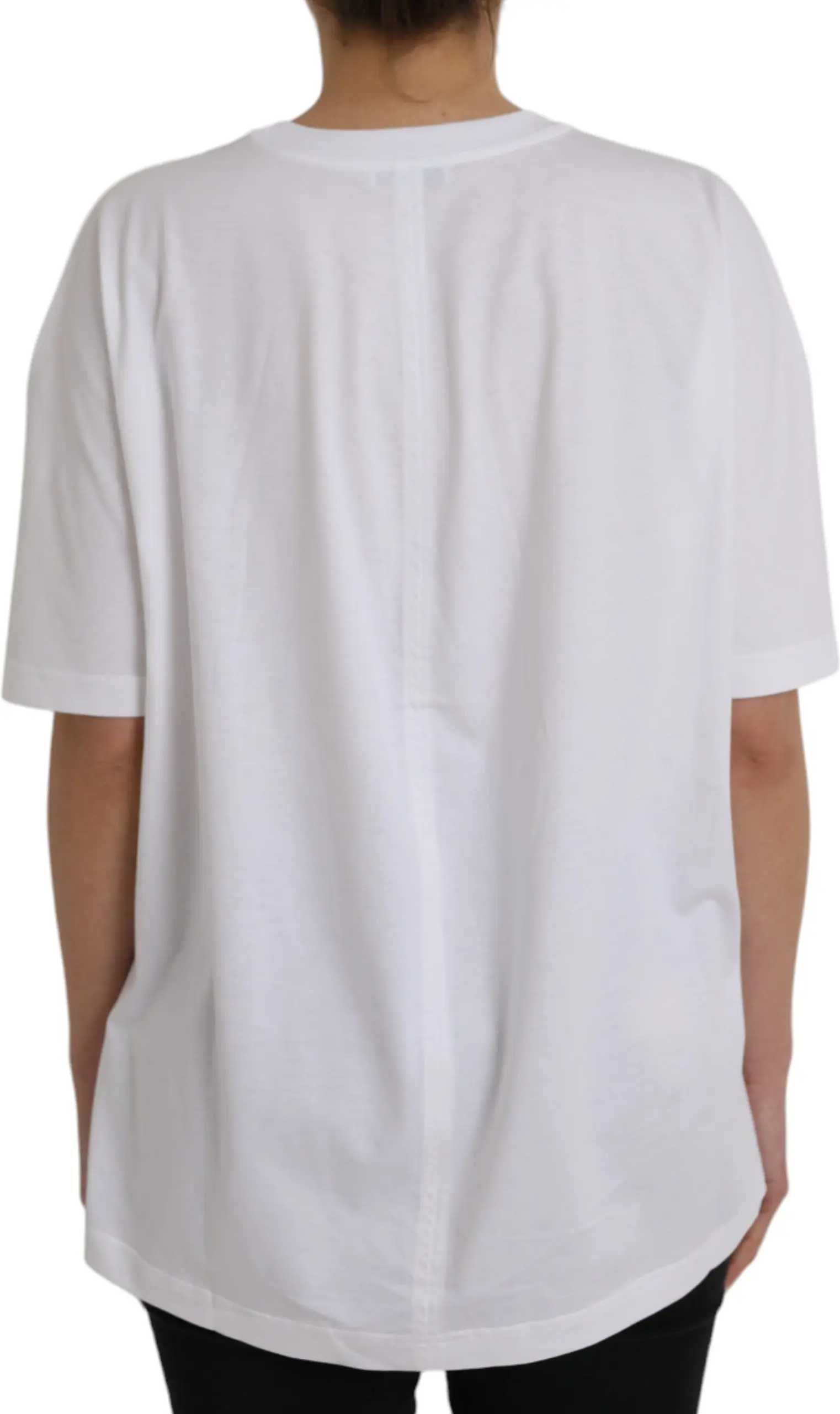 T-shirt Balenciaga White Cotton Crew Neck Short Sleeves