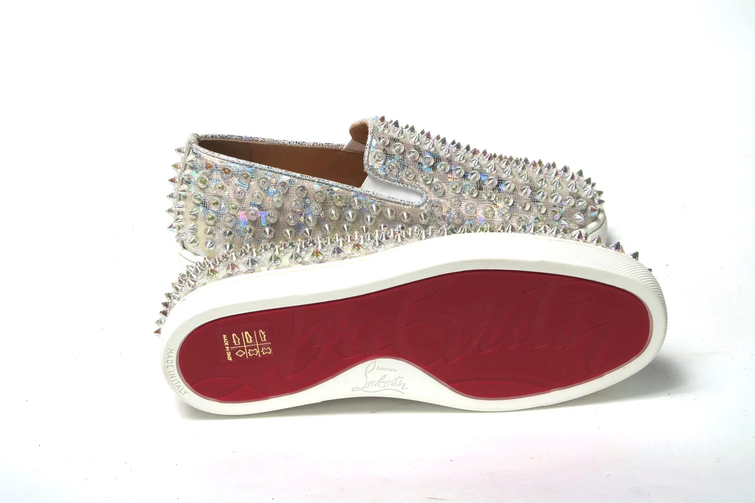 Sneaker Christian Louboutin White Ab/Clear Ab