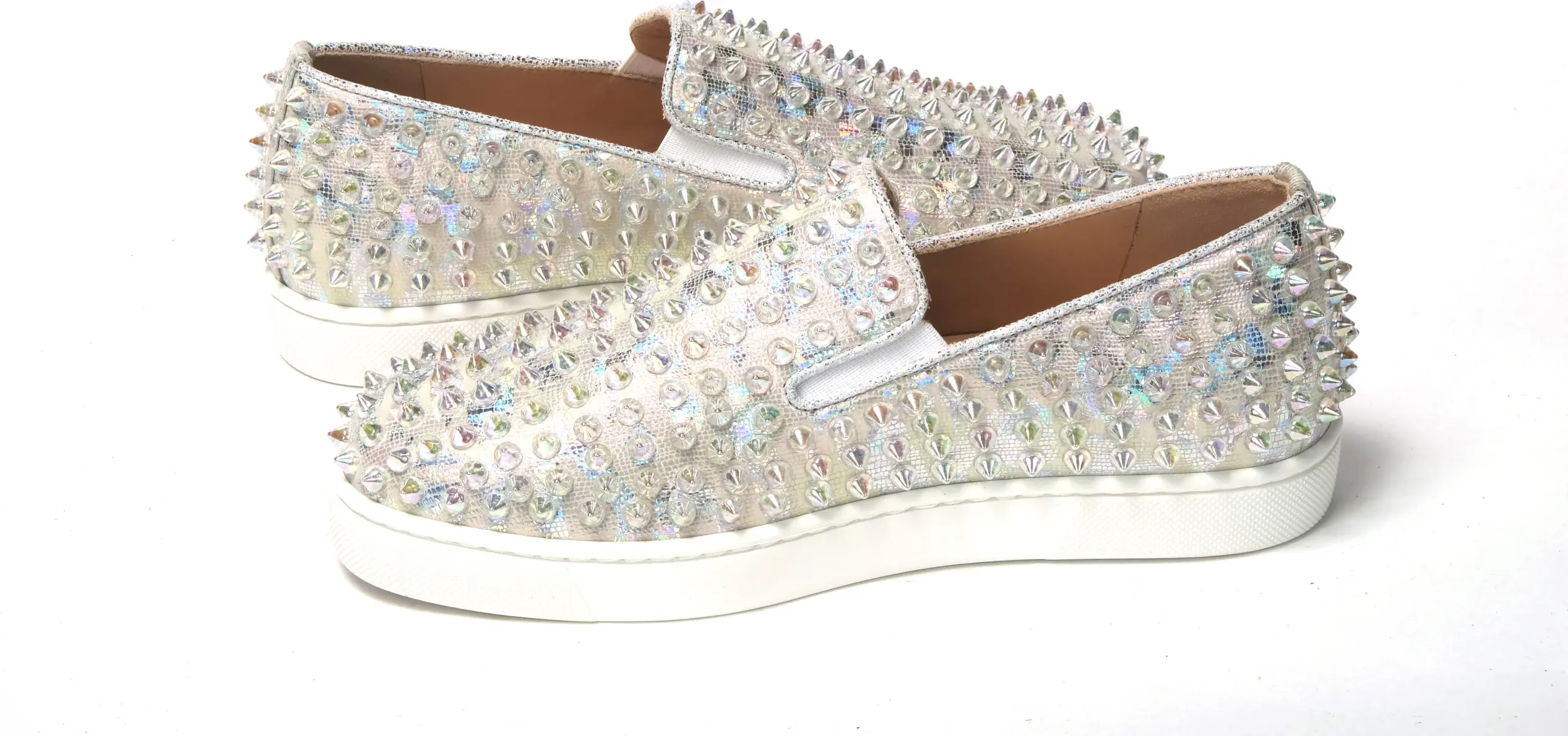 Sneaker Christian Louboutin White Ab/Clear Ab