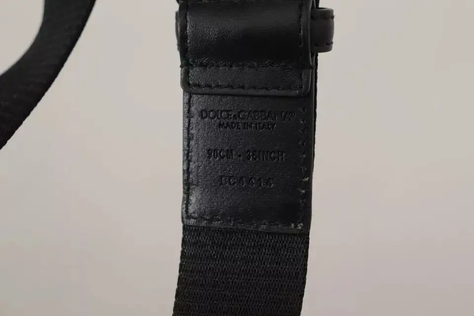 Dolce & Gabbana Bel' Tosi Ko'k Qora Logotipli Kumush Tokali