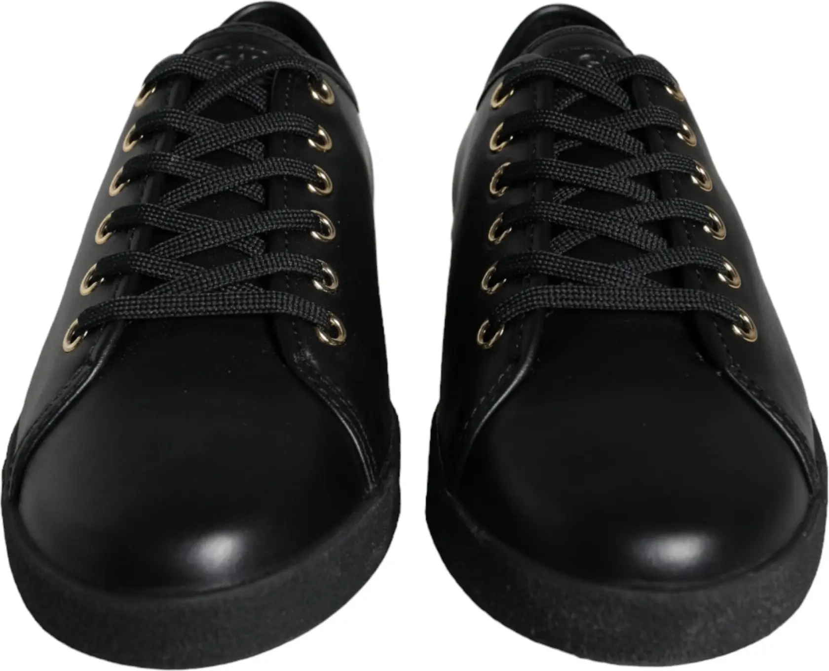 Sneakers Dolce & Gabbana Black Gold Leather Classic