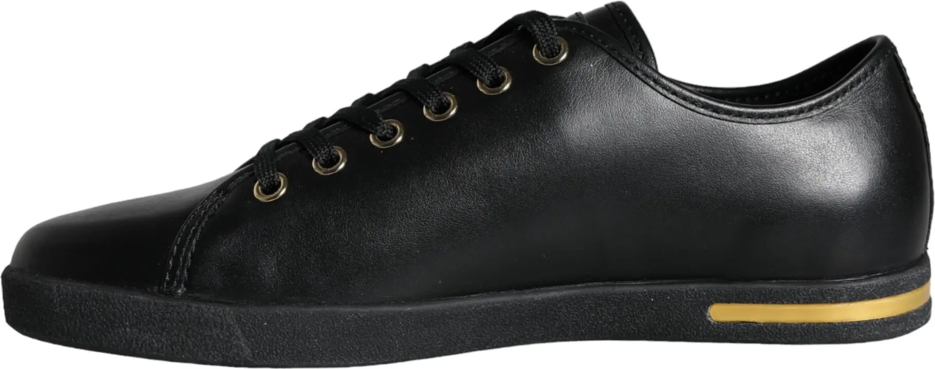 Sneakers Dolce & Gabbana Black Gold Leather Classic