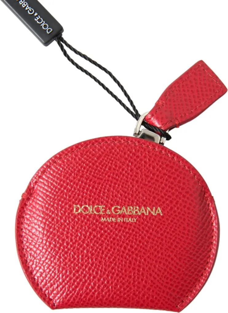 Holder Dolce & Gabbana Qizil buzoq terisidan yasalgan qo'l oynasi ushlagichi