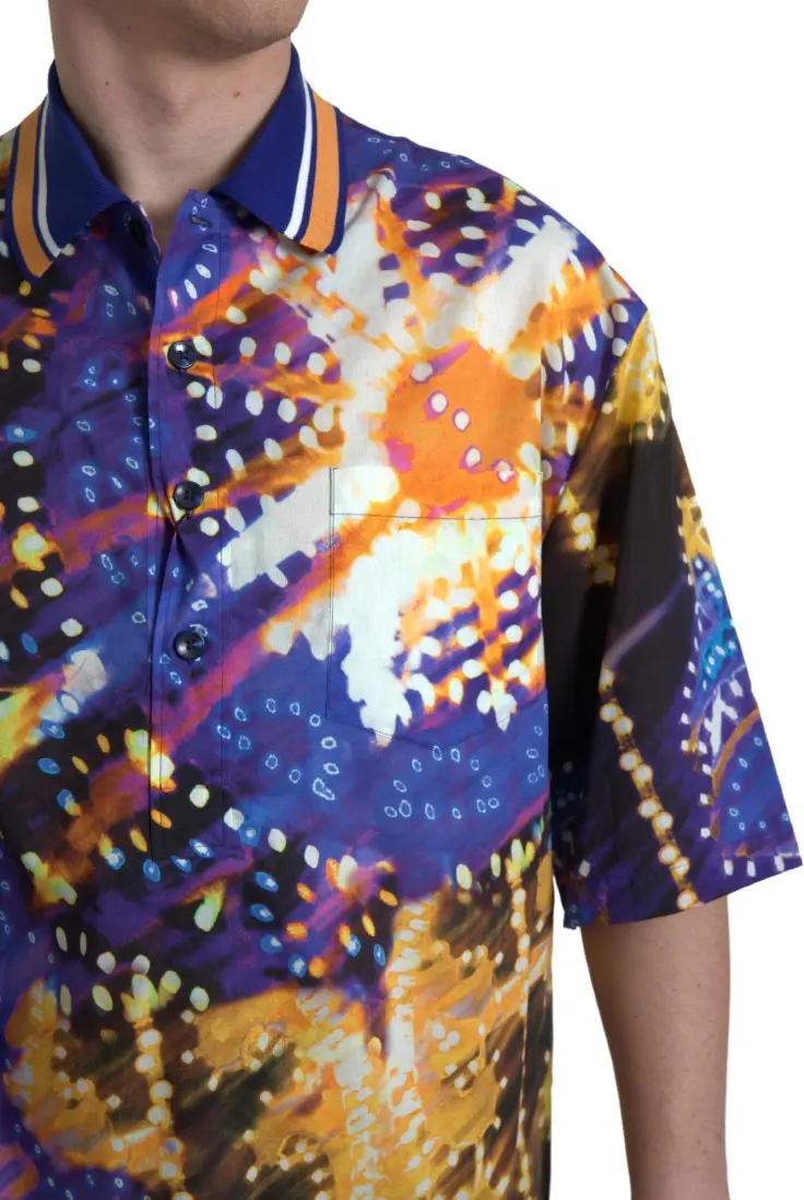 Dolce & Gabbana Luminaire Print'li poloshirt