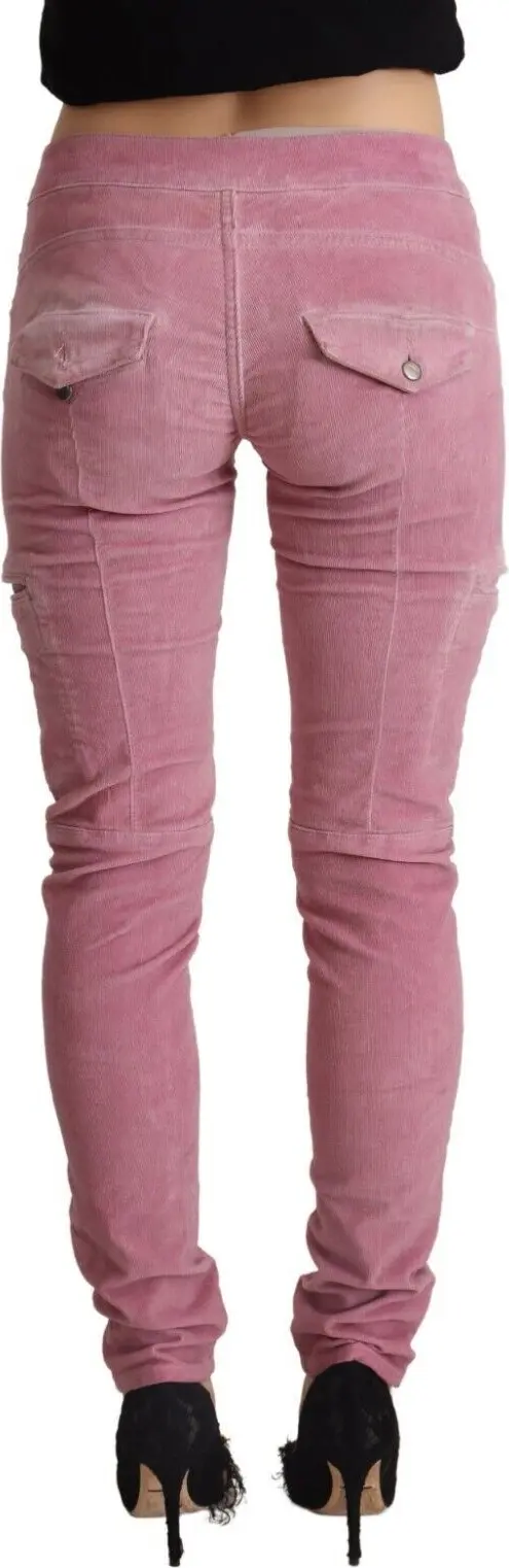 Skinny Denim Cargo Jeans Yacht