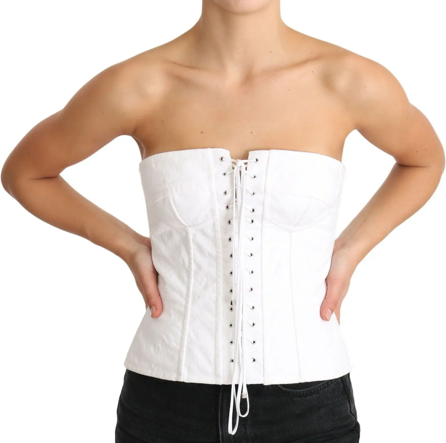 Топ-корсет Bustier Dolce & Gabbana Белый